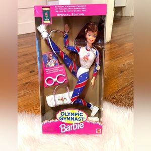 1996 Olympic Gymnast Barbie, NRFB, 15125